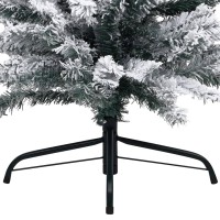 vidaXL Slim Artificial Pre-lit Christmas Tree with Ball Set Green 70.9