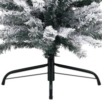 vidaXL Slim Artificial Pre-lit Christmas Tree with Ball Set Green 94.5