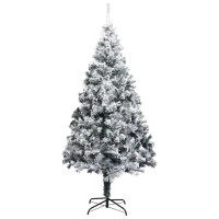 vidaXL Artificial Pre-lit Christmas Tree with Ball Set Green 94.5