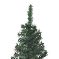 vidaXL Corner Artificial Pre-lit Christmas Tree Green 47.2