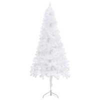 vidaXL Corner Artificial Pre-lit Christmas Tree White 70.9