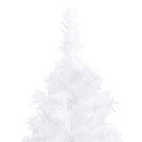 vidaXL Corner Artificial Pre-lit Christmas Tree White 70.9