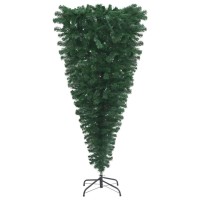 vidaXL Upside-down Artificial Pre-lit Christmas Tree with Ball Set 82.7