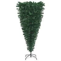 vidaXL Upside-down Artificial Pre-lit Christmas Tree with Ball Set 47.2