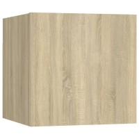 Vidaxl Bedside Cabinet Sonoma Oak 12X11.8X11.8 Engineered Wood