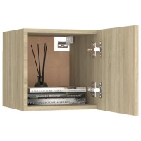 Vidaxl Bedside Cabinet Sonoma Oak 12X11.8X11.8 Engineered Wood