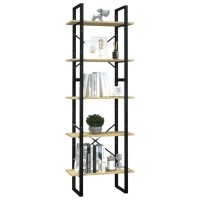 vidaXL 5-Tier Book Cabinet 23.6