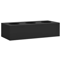 Vidaxl Office Cabinet With Planter Box Anthracite 35.4X15.7X50.4 Steel