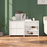 Vidaxl 2 Piece Sideboard White Engineered Wood