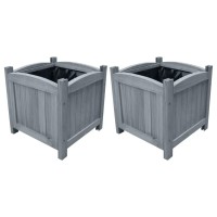 vidaXL Garden Raised Beds 2 pcs 11.8