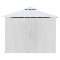 vidaXL Gazebo with Curtains 236.2