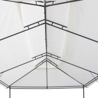 vidaXL Gazebo with Curtains 236.2