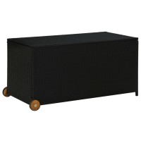 vidaXL Patio Storage Box Black 47.2