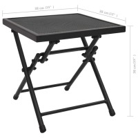 vidaXL Folding Table Mesh 15