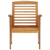 Vidaxl Patio Chairs 2 Pcs Solid Acacia Wood