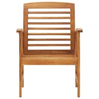 Vidaxl Patio Chairs 2 Pcs Solid Acacia Wood