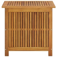 Vidaxl Patio Storage Box 23.6X19.7X22.8 Solid Acacia Wood