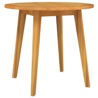Vidaxl Patio Table 33.5X29.5 Solid Wood Acacia