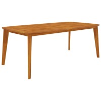 Vidaxl Patio Table 78.7X39.4X29.5 Solid Wood Acacia