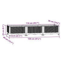 vidaXL Raised Bed 47.2