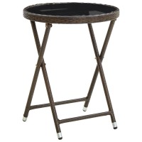 vidaXL Tea Table Brown 23.6