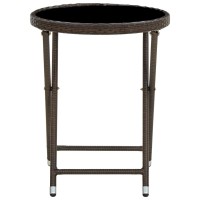 vidaXL Tea Table Brown 23.6