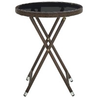 vidaXL Tea Table Brown 23.6