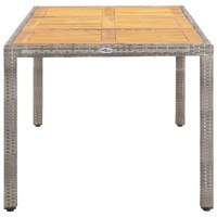 vidaXL Patio Table Gray 74.8