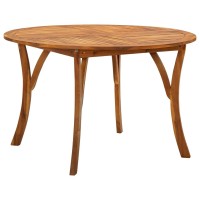 Vidaxl Patio Table 47.2 Solid Acacia Wood