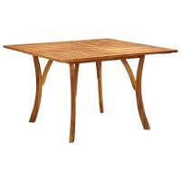 Vidaxl Patio Table 47.2X47.2X29.5 Solid Acacia Wood