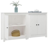 Vidaxl Sideboards 2 Pcs White 27.6X13.8X31.5 Solid Wood Pine