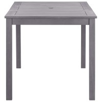 vidaXL Patio Table Gray Wash 55.1