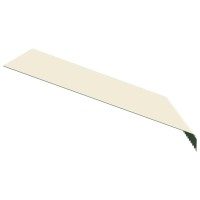 vidaXL Awning Top Sunshade Canvas Cream 118.1