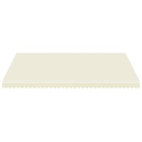 vidaXL Awning Top Sunshade Canvas Cream 177.2