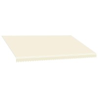 vidaXL Awning Top Sunshade Canvas Cream 196.9