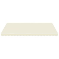 vidaXL Awning Top Sunshade Canvas Cream 196.9