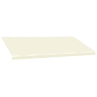 vidaXL Awning Top Sunshade Canvas Cream 236.2