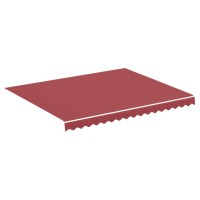 vidaXL Replacement Fabric for Awning Burgundy Red 9.8'x8.2'