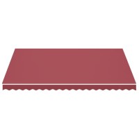 vidaXL Replacement Fabric for Awning Burgundy Red 14.8'x11.5'