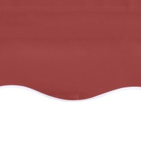 vidaXL Replacement Fabric for Awning Burgundy Red 14.8'x11.5'