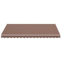 vidaXL Replacement Fabric for Awning Brown 11.5'x8.2'