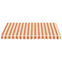 vidaXL Replacement Fabric for Awning Yellow and Orange 9.8'x8.2'