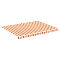 vidaXL Replacement Fabric for Awning Yellow and Orange 13.1'x9.8'