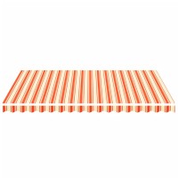 vidaXL Replacement Fabric for Awning Yellow and Orange 13.1'x9.8'