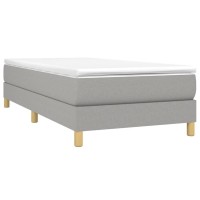 vidaXL Bed Frame Light Gray 39.4