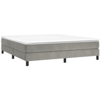 vidaXL Bed Frame Light Gray 76