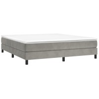 vidaXL Bed Frame Light Gray 72