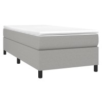 vidaXL Bed Frame Light Gray 39.4