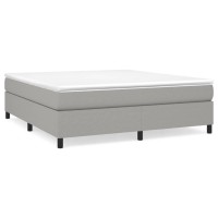 vidaXL Bed Frame Light Gray 76