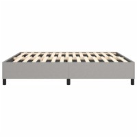 vidaXL Bed Frame Light Gray 76